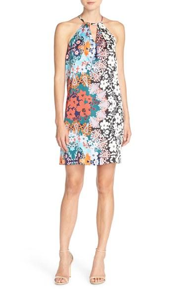 Women's Eci Print Charmeuse Shift Dress