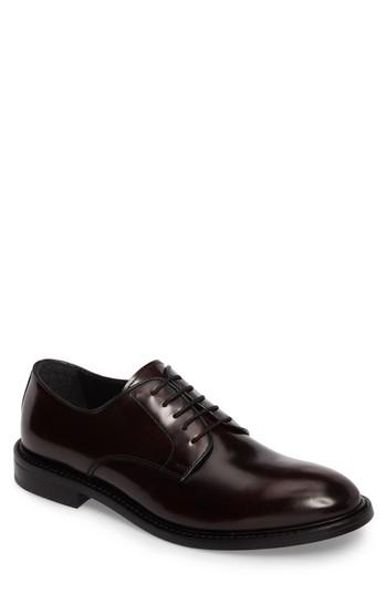 Men's Kenneth Cole New York Plain Toe Derby .5 M - Burgundy