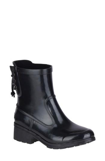 Women's Sperry Aeriel Lana Waterproof Bootie M - Black