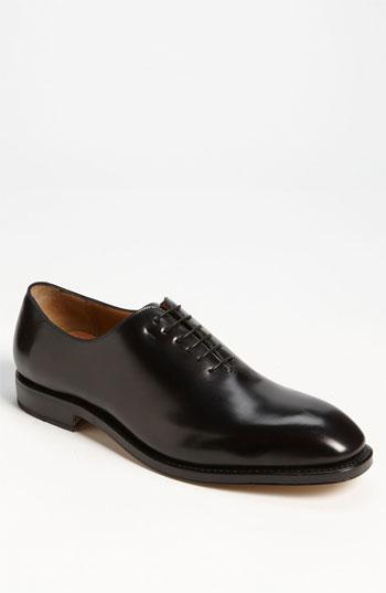 Men's Salvatore Ferragamo 'carmelo' Plain Toe Oxford M - Black