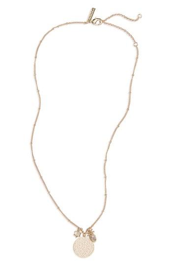Women's Topshop Pineapple Cluster Charm Necklace