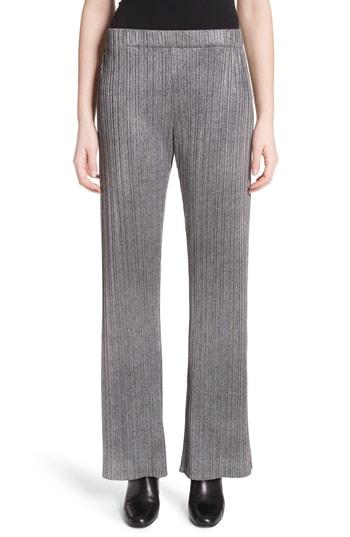 Women's Simon Miller Ribbed Wide Leg Pants - Grey