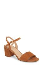 Women's J.crew Strappy Block Heel Sandal M - Brown