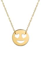 Women's Jane Basch Designs Love Emoji Pendant Necklace (nordstrom Exclusive)