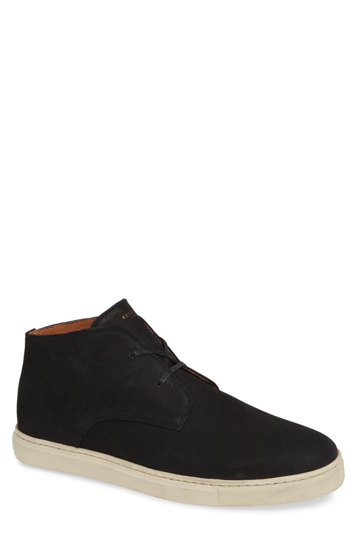 Men's Selected Homme Dempsey Chukka Sneaker Us / 41eu - Black
