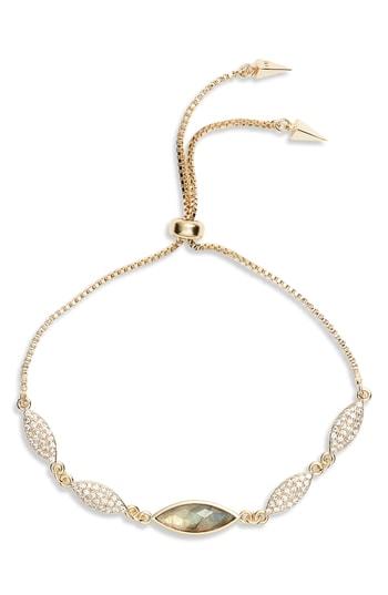 Women's Melinda Maria Camille Labradorite & Cubic Zirconia Bracelet