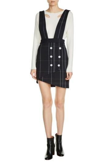 Women's Maje Tartan Plaid Jumper - Blue