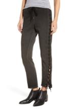 Women's Pam & Gela Lace-up Sweatpants, Size - Black