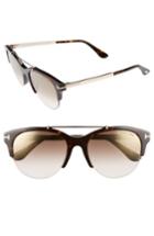 Women's Tom Ford Adrenne 55mm Sunglasses - Havana/ Rose Gold/ Brown