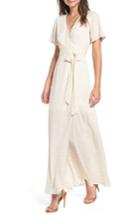 Women's Leith Wrap Maxi Dress, Size - Ivory