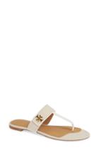 Women's Tory Burch Kira Thong Sandal M - Beige