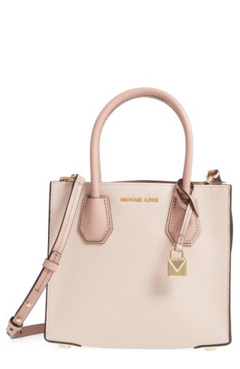 Michael Michael Kors Medium Mercer Leather Tote - Pink