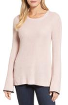 Women's Vince Camuto Tipped Bell Sleeve Sweater - Pink