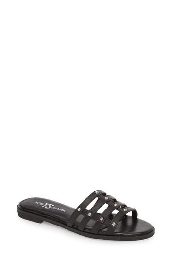 Women's Yosi Samra Cara Slide Sandal M - Black