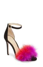 Women's Jessica Simpson Jesaphine Feathered Sandal .5 M - Pink