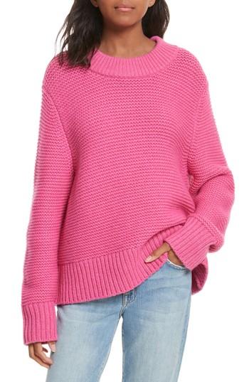Women's Joie Adeen Drop Shoulder Wool & Cashmere Sweater - Pink