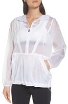 Women's Reebok Packable Parachute Anorak - White