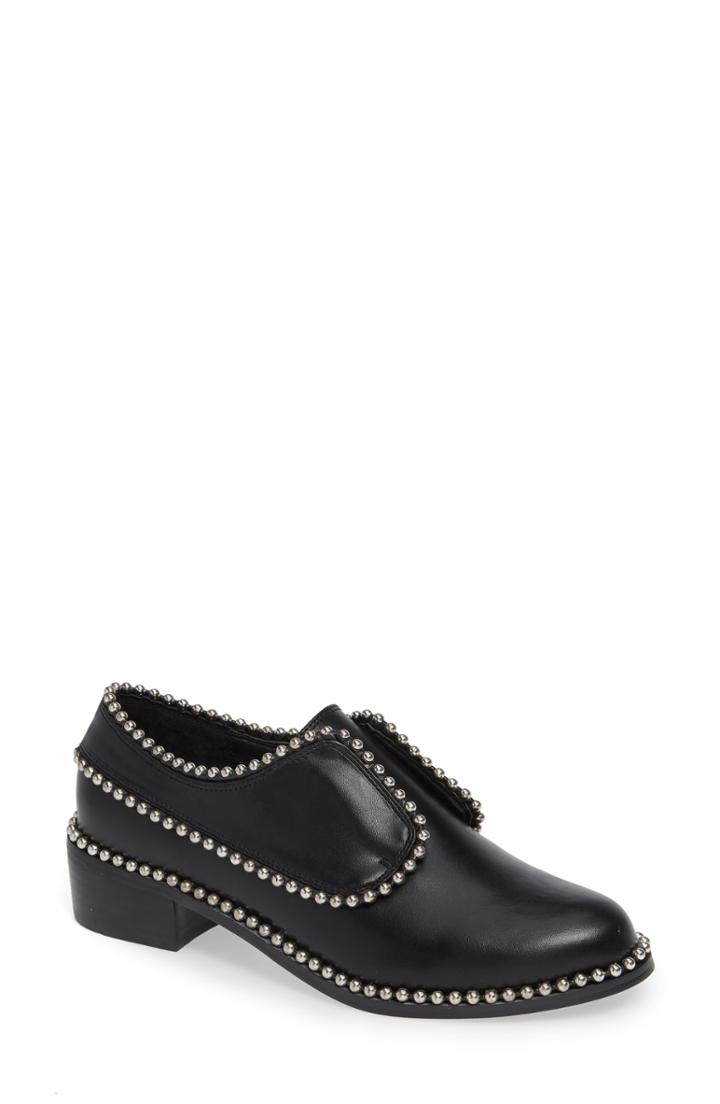 Women's Matisse Alexa Beaded Laceless Derby M - Black