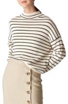 Women's Whistles Fine Stripe Relaxed Sweater - Ivory