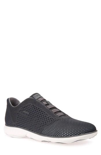 Men's Geox Nebula 42 Laceless Knit Sneaker Us / 39eu - Grey