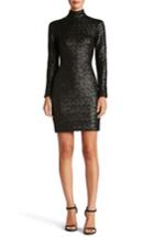 Women's Dress The Population Janis Sequin Body-con Dress - Black