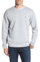 Men's Lacoste Textured Stitch Crewneck Sweater (s) - Grey