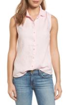 Women's Tommy Bahama Sea Glass Breezer Linen Shirt - Pink