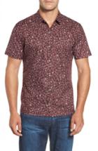 Men's Tori Richard 5 Pm Slim Fit Camp Shirt - Red