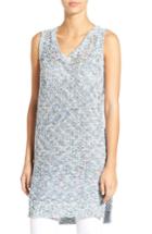 Women's Willow & Clay Sleeveless Open Knit Tunic - Blue/green