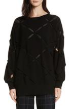 Women's Elizabeth And James Roz Cutout Sweater - Black