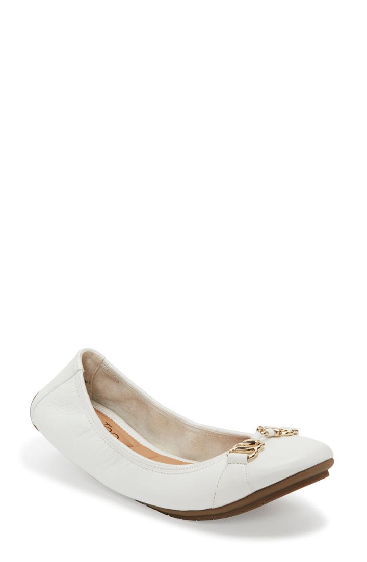 Women's Me Too Olympia Skimmer Flat .5 M - White