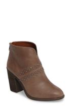 Women's Lucky Brand Sancha Studded Bootie .5 M - Brown