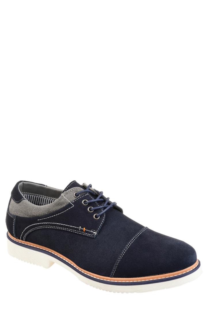 Men's Thomas And Vine Kingston Cap Toe Derby M - Blue