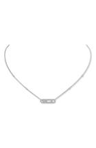Women's Messika Baby Pave Move Pendant Necklace