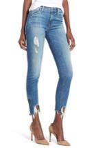 Women's Hudson Jeans Nico Zip Hem Crop Skinny Jeans - Blue