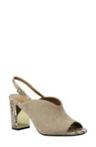 Women's J. Renee Maarya Block Heel Sandal .5 D - Beige