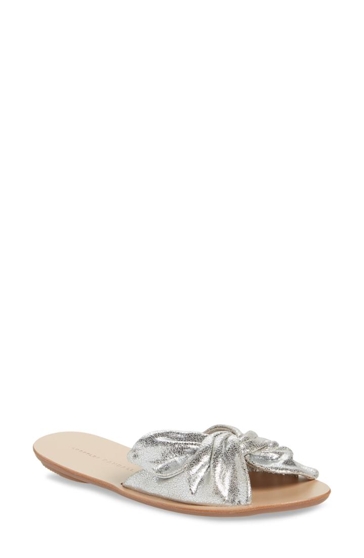 Women's Loeffler Randall Phoebe Knotted Sandal M - Metallic