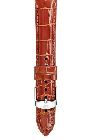 Women's Michele 16mm Genuine Alligator Watch Strap