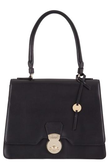 Lodis Rodeo Under Lock & Key - Justina Rfid Leather Satchel - Black