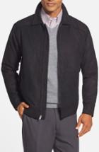 Men's Cutter & Buck 'roosevelt' Classic Fit Water Resistant Full Zip Jacket, Size - Black (online Only)
