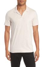 Men's Theory Willem Atmos Polo, Size - Pink