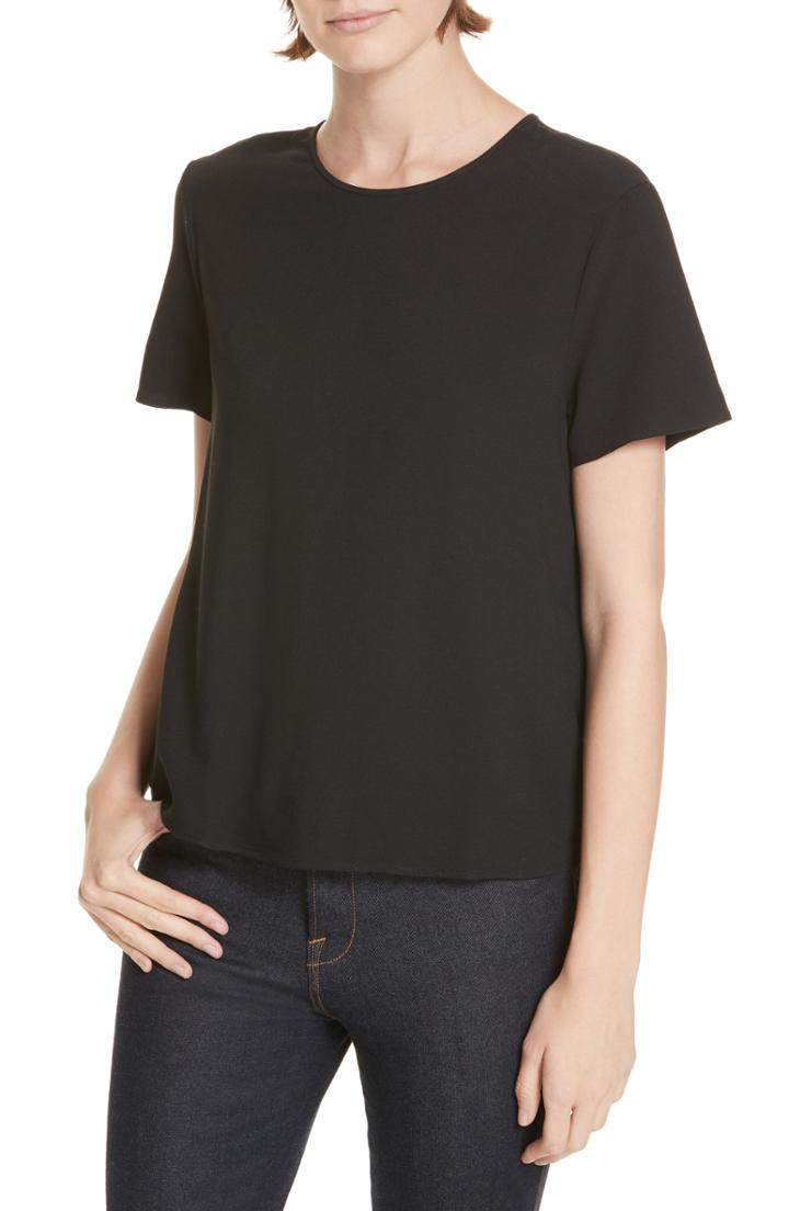 Women's Jenni Kayne Crepe Tee - Black