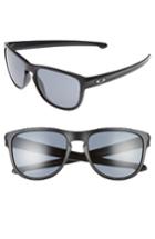 Women's Oakley Sliver(tm) 57mm Round Sunglasses - Matte Black/ Grey