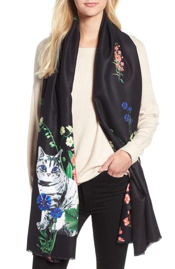 Women's Ted Baker London Florence Scarf, Size - Black