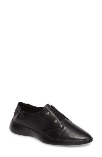 Women's Taryn Rose Darcy Slip-on Oxford .5 M - Black