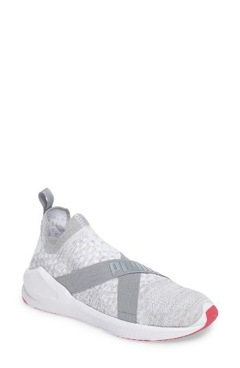Women's Puma Fierce Evoknit Training Sneaker .5 M - White