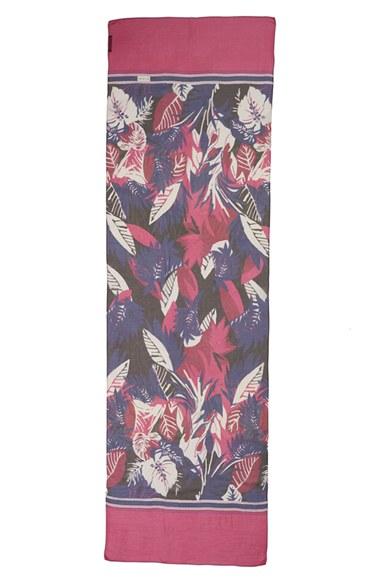 Women's St. John Collection Rainforest Floral Print Silk Scarf