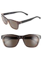 Men's Boss 53mm Polarized Sunglasses - Havana Black/ Brown Grey