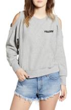 Women's Volcom Edit N Crop Logo Sweatshirt - Grey