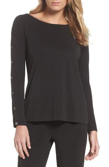 Women's Bb Dakota Abida Snap Tee - Black